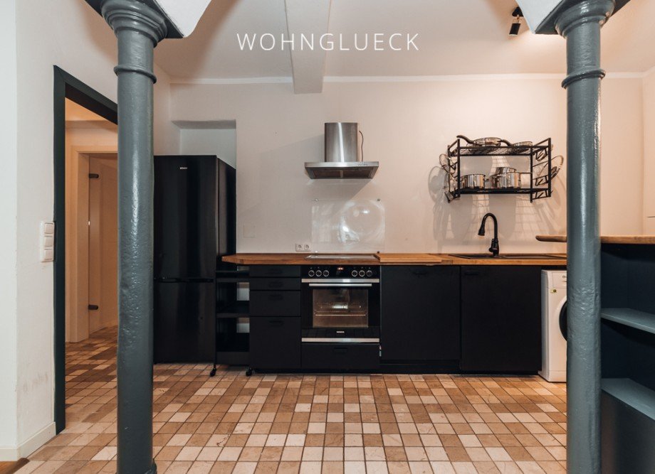 hochwertige Einbauk�che Erdgeschosswohnung Augsburg