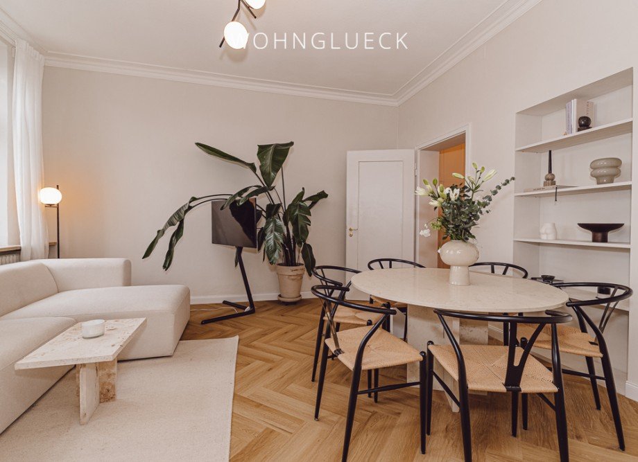 Wohnzimmer Etagenwohnung Augsburg
