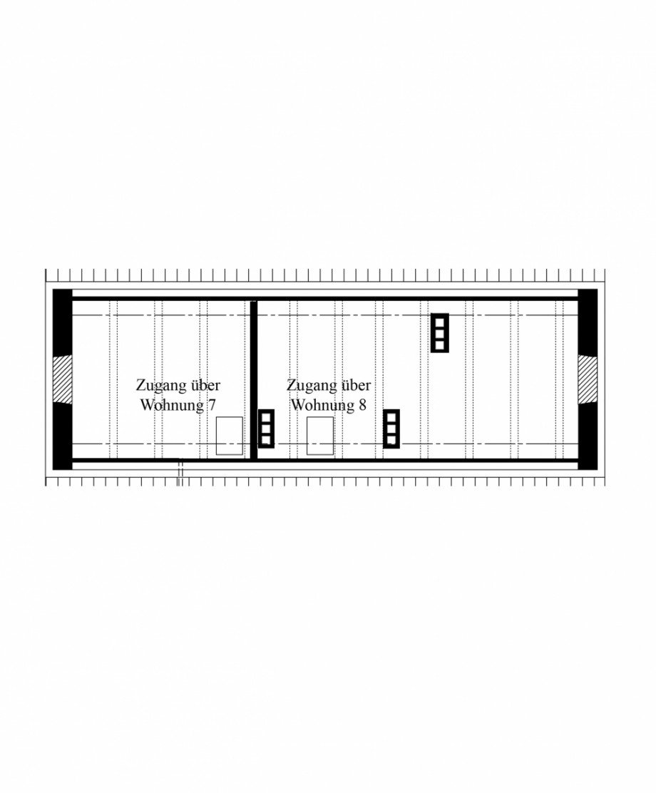 Grundriss Dachspitz Maisonettewohnung Augsburg / Oberhausen