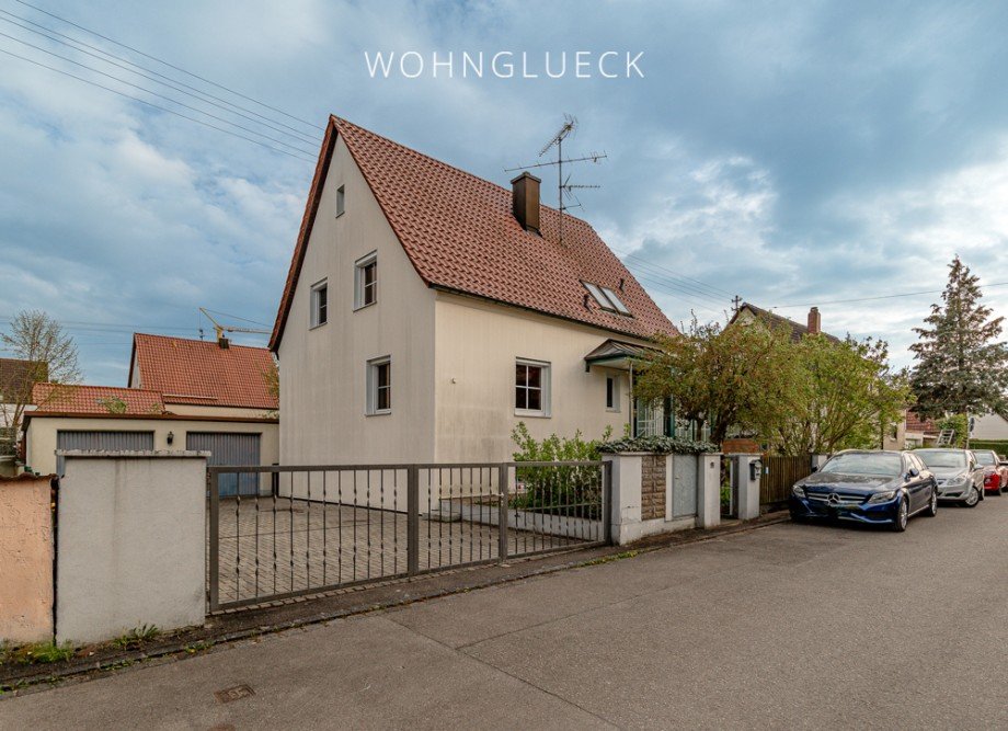 Au�enansicht Einfamilienhaus Augsburg / Lechhausen