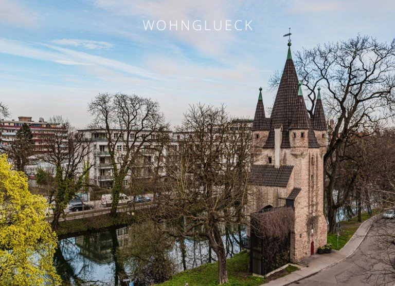 Umgebung Augsburg Etagenwohnung CHARMANTE UND HELLE 2-ZI.-WOHNUNG AN DER AUGSBURGER KAHNFAHRT