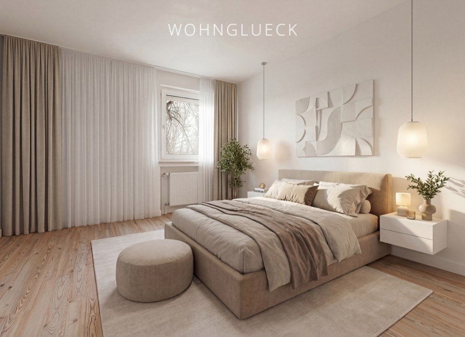 Gestaltungsvorschlag Schlafzimmer Etagenwohnung Germering