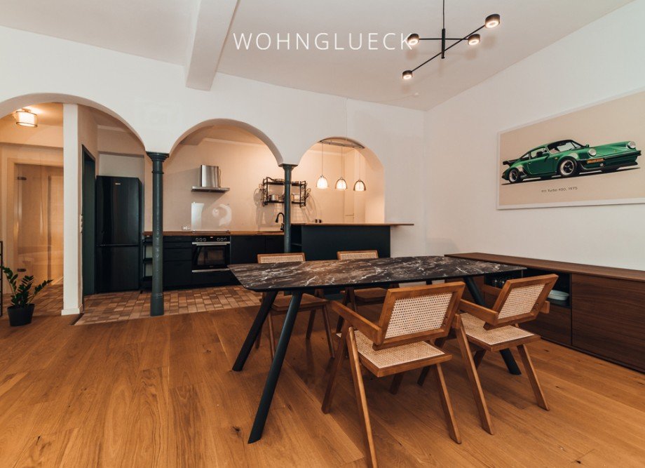 Essbereich/Wohnzimmer Erdgeschosswohnung Augsburg