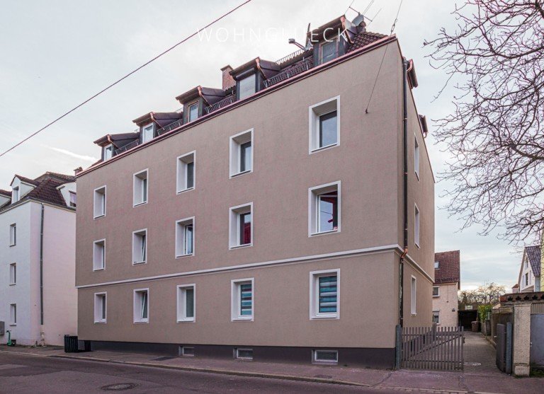 Au�enansicht Augsburg Etagenwohnung CHARMANTE UND GUT VERMIETETE 3-ZI.-WOHNUNG IN AUGSBURG-OBERHAUSEN