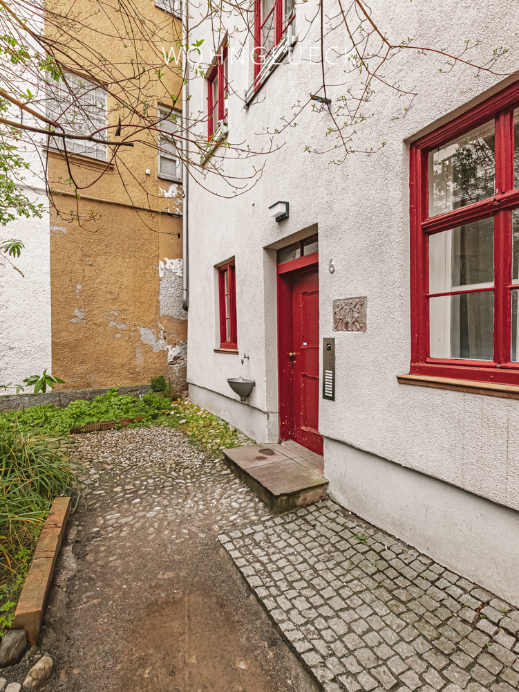Au�enansicht Erdgeschosswohnung Augsburg