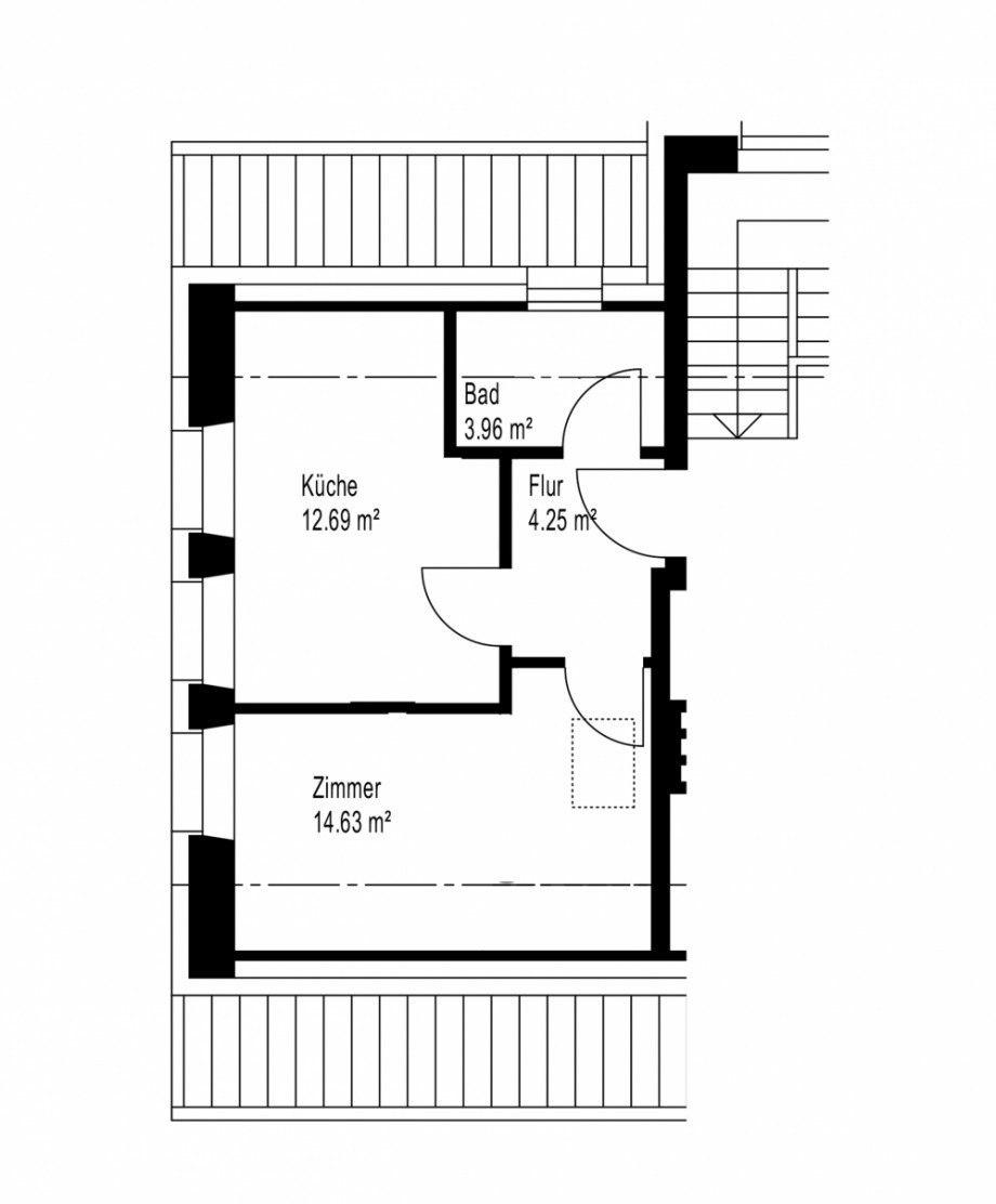 Grundriss Maisonettewohnung Augsburg / Oberhausen