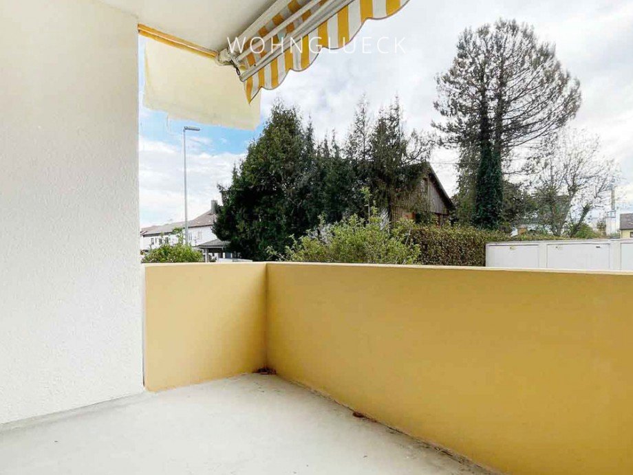Balkon Erdgeschosswohnung K�nigsbrunn