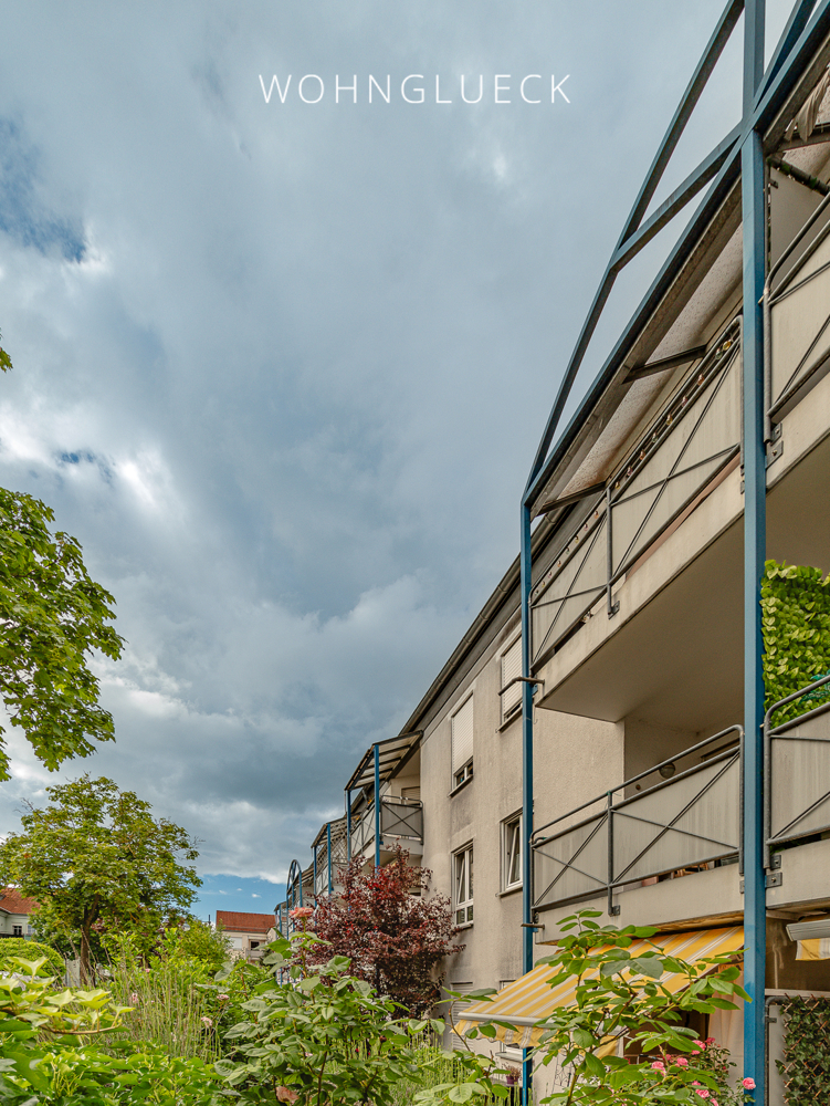 Au�enansicht Erdgeschosswohnung Gersthofen