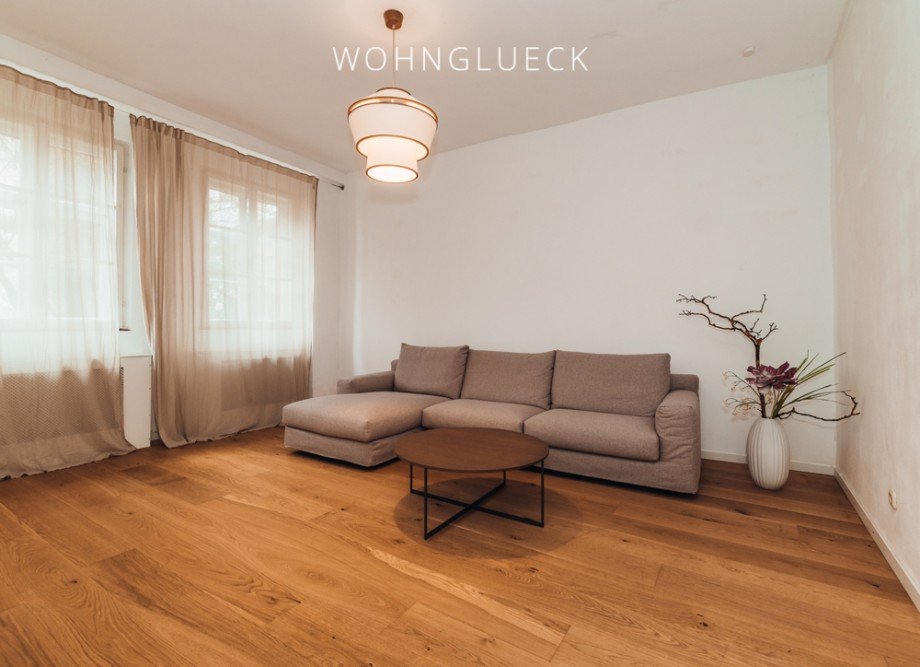 Wohnzimmer Erdgeschosswohnung Augsburg