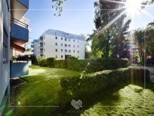 Gartenbereich ZENTRALE 3-ZI.-WOHNUNG MIT WEITBLICK IN NEUS�SS