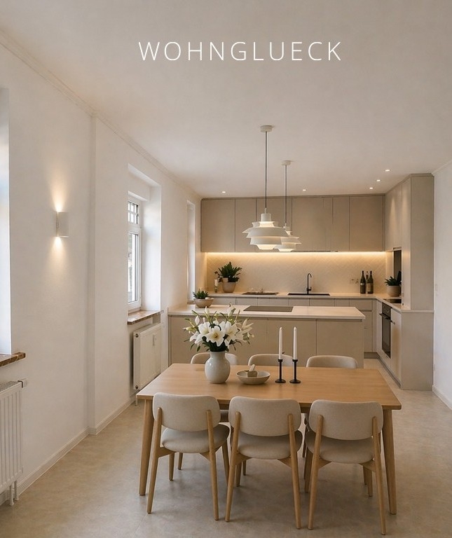 K�che Einrichtungsbeispiel Erdgeschosswohnung Augsburg / Kriegshaber