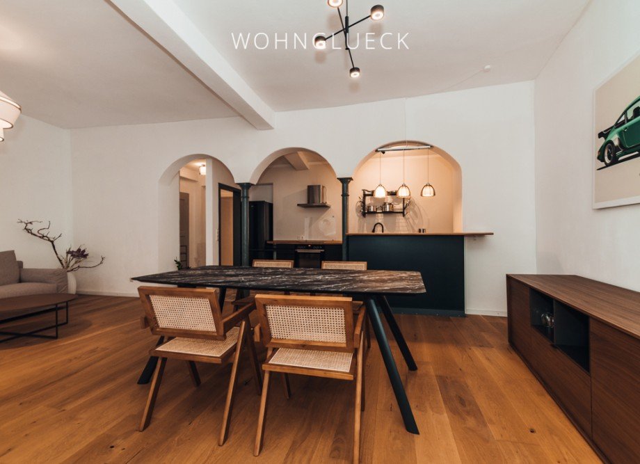 Essbereich/Wohnzimmer Erdgeschosswohnung Augsburg