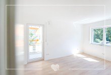 Wohnzimmer ERSTBEZUG: BARRIEREFREIE 2-ZI.-WOHNUNG
 MIT TRAUMHAFTER TERRASSE