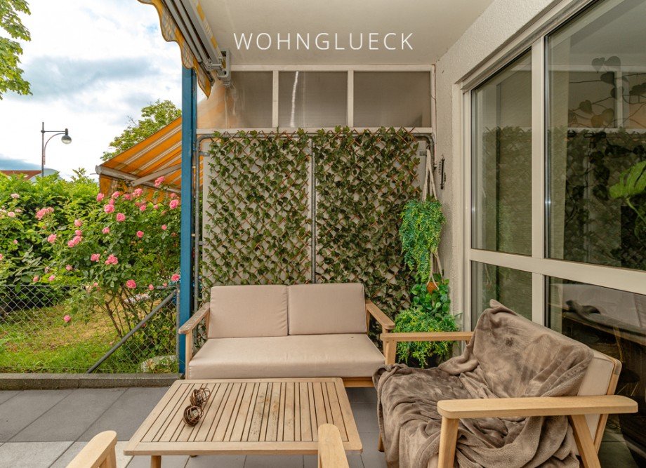 Au�enansicht Erdgeschosswohnung Gersthofen