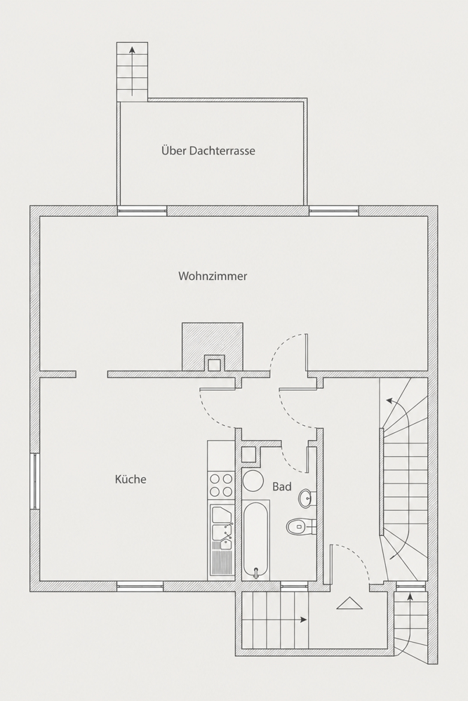 Grundriss_OG Einfamilienhaus Augsburg / Lechhausen