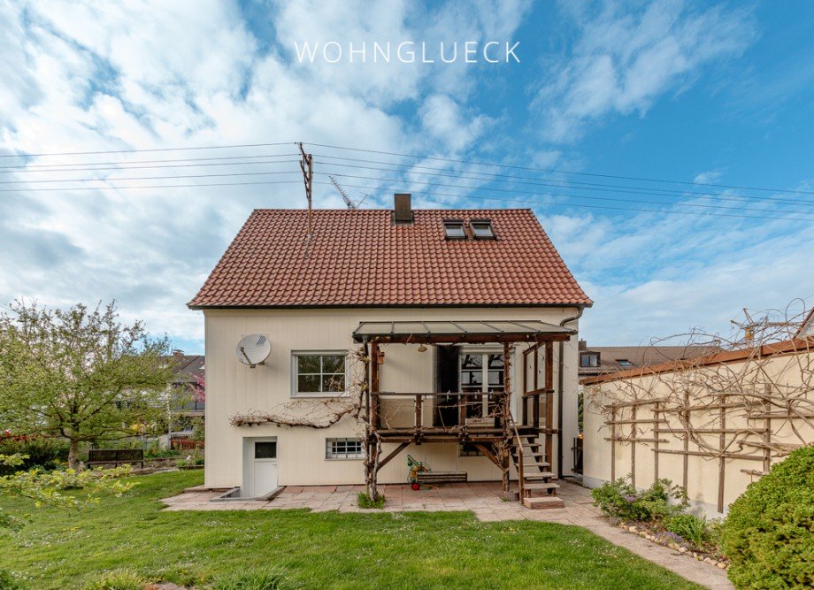 Au�enansicht Einfamilienhaus Augsburg / Lechhausen