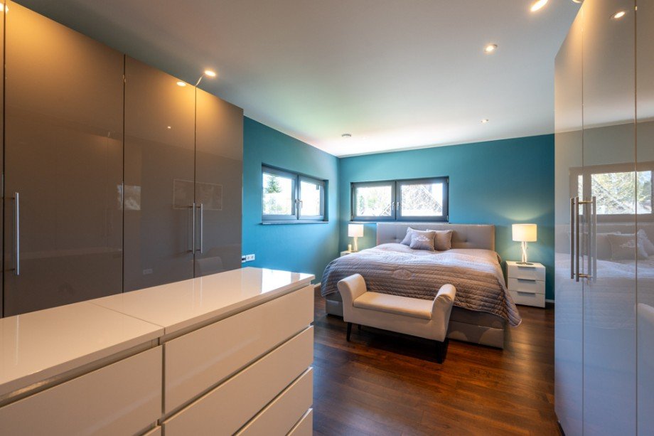 Schlafzimmer Villa Augsburg / Hammerschmiede