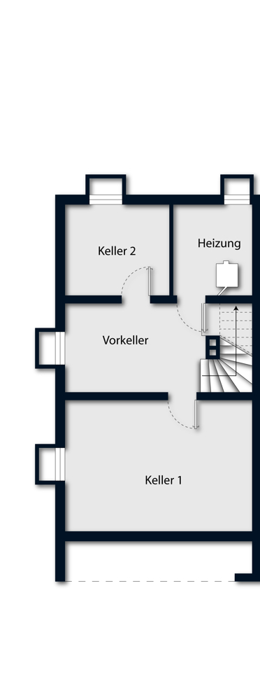 Grundriss_Keller Zweifamilienhaus Augsburg