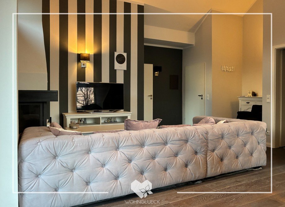 Wohnzimmer Dachgeschosswohnung M�nchen / Bogenhausen