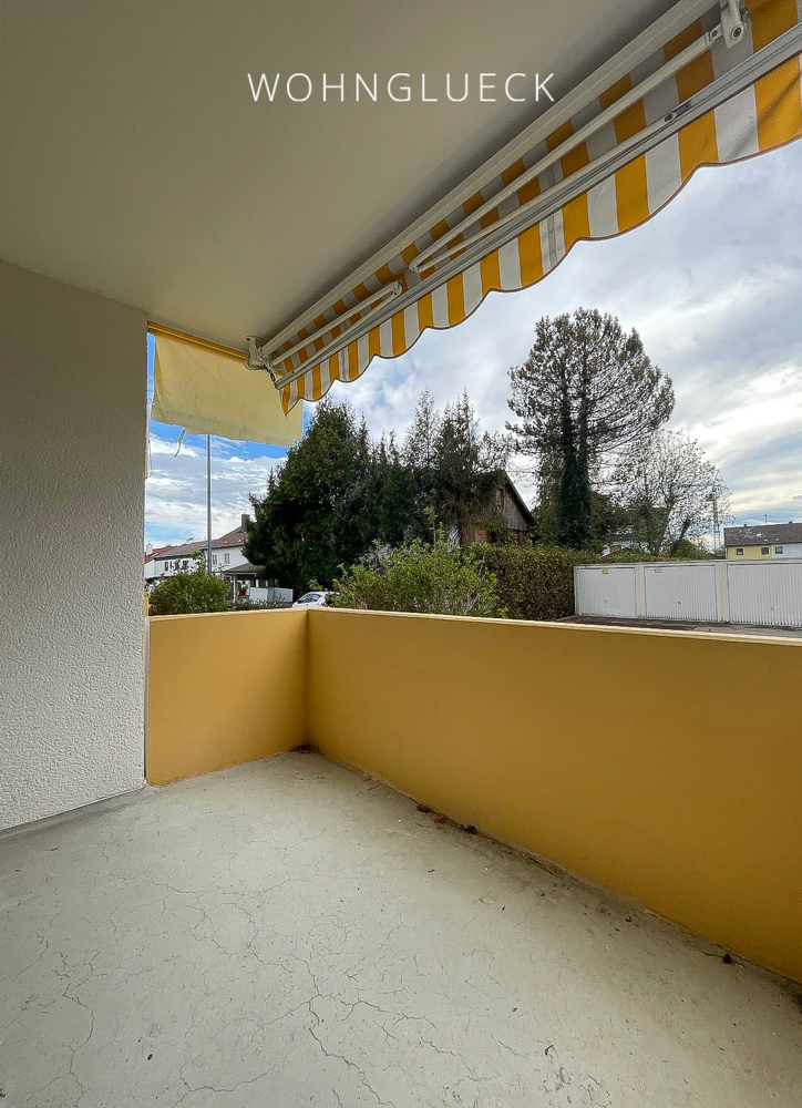 Balkon Erdgeschosswohnung K�nigsbrunn